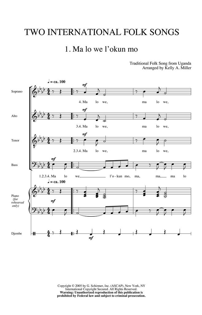 Two International Folk Songs